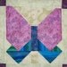 Butterfly Patchwork Quilt, Suenos de Mariposa