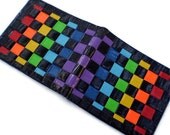 Duct Tape Wallet - Double Rainbow Purple - bluebamboo