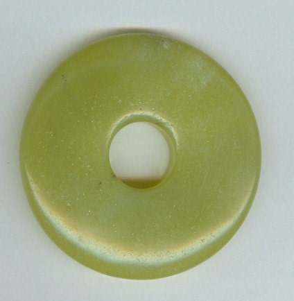 45mm Lemon Chrysoprase PI Donut Pendant