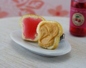 Peanut Butter Jelly Sandwich - Studs / Post Earrings