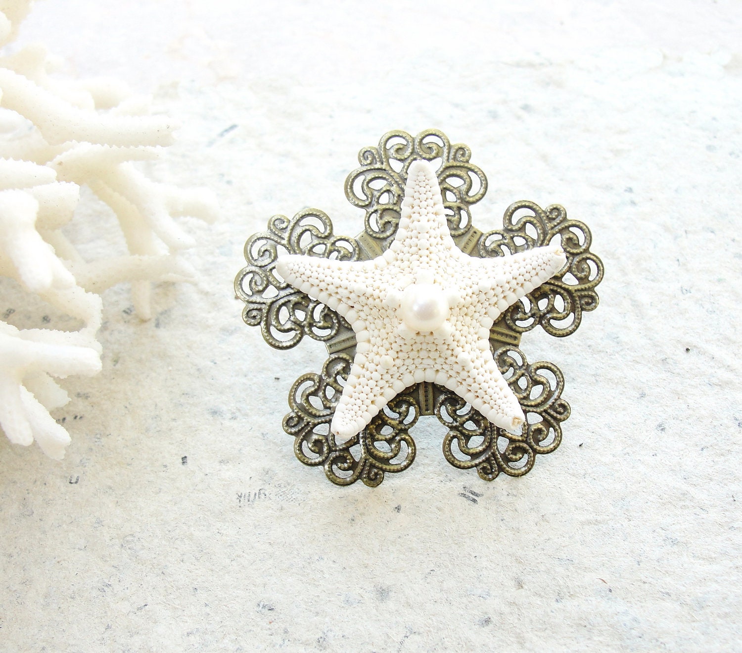 Starfish Beach Ring - Sea Treasure Collection