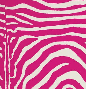 Jennifer Paganelli FABRIC - Super Fly - Zebra - Pink