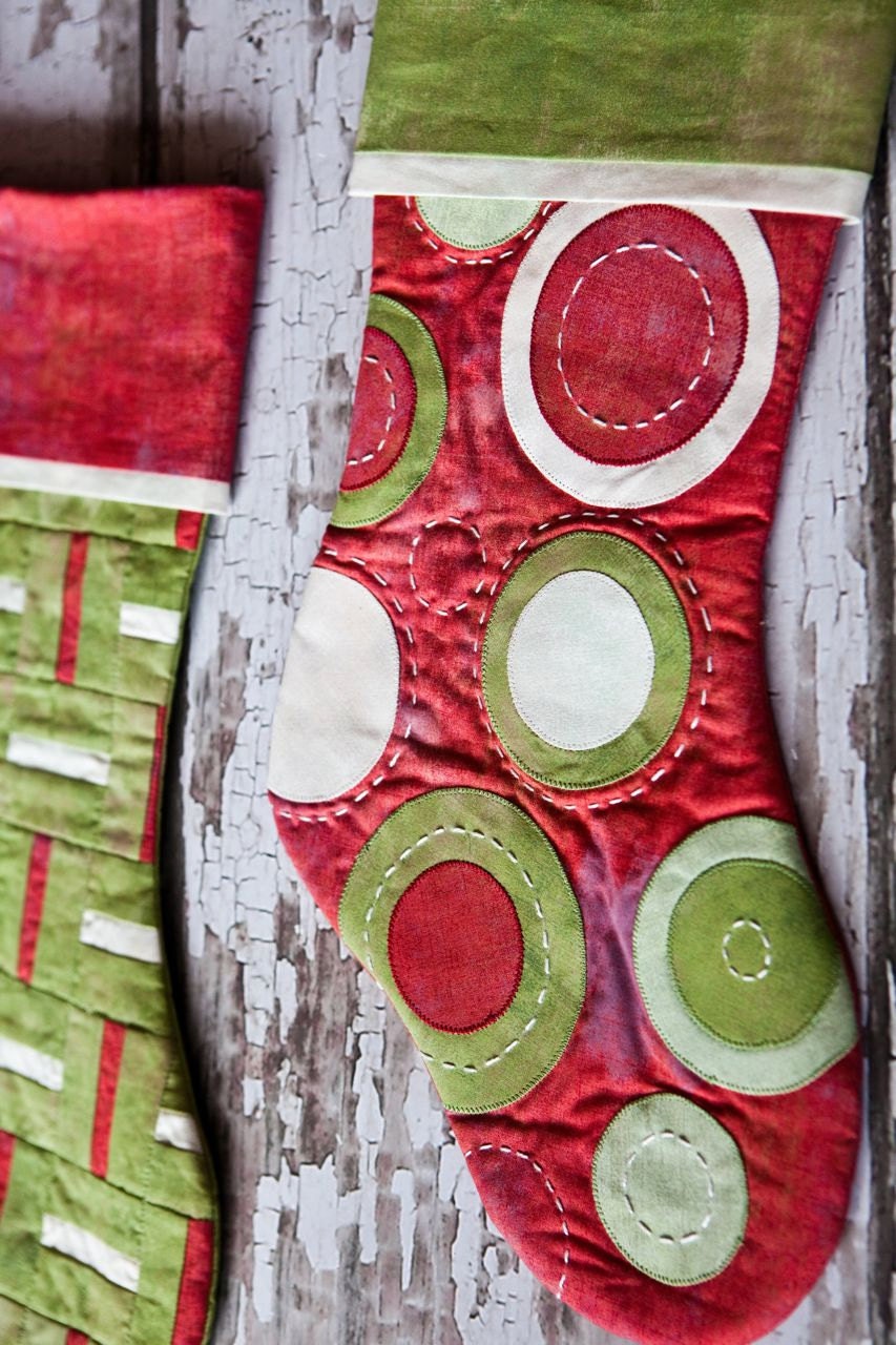 Empty Bobbin PATTERN - Sleigh Bells Stockings
