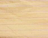 Designer Closeout FABRIC - Silk Dupioni - Yellow Corded