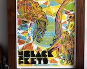 One-of-a-Kind Black Keys Test Print - 16 x 20 Rare Poster - Hand Silkscreen Printed - Hero Design Studio