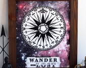 Not All Those Who Wander Are Lost - Limited Edition Hand Printed Silkscreen Print/Poster - Hero Design Studio