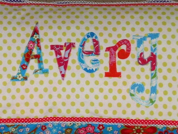 Personalized Pillow with Custom Fabrics that you Pick