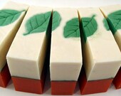 Peppermint Twist Handmade Vegan Soap - made with pure essential oils and coconut milk - from Arcadia Aromatics
