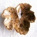 Fall Leaves Pottery Dish Plate Ceramic Leaf Vintage Fall Decor 2 Pcs