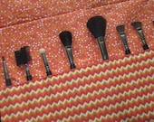 Makeup brush holder, Crochet hook organizer ,  chevron,