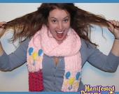 Pinkie Pie Scarf Balloon Cutie Mark - Crochet My Little Pony inspired