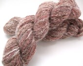 Recycled yarn - lavender lambswool/angora blend, bulky weight