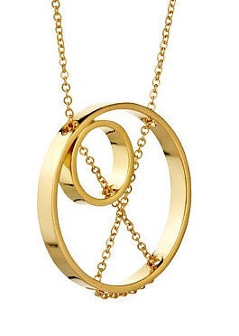 Inner Circle Necklace 102 in Yellow Gold