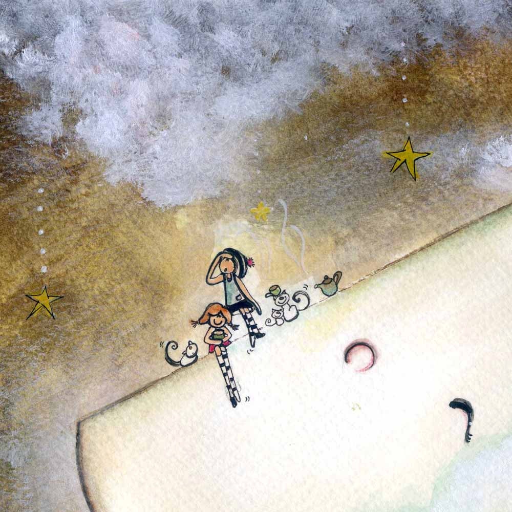 tea on half moon ( Print )