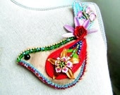 Bird Brooch - OOAK