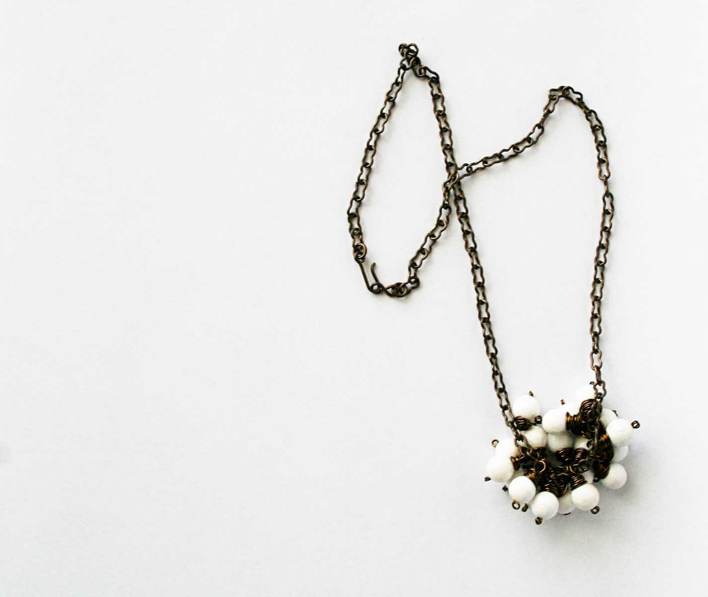 White Agate Necklace