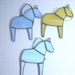 Dala Horse Ornament, Swedish Christmas Ornament, Tiffany Style Stained Glass Horse, Swedish Custom