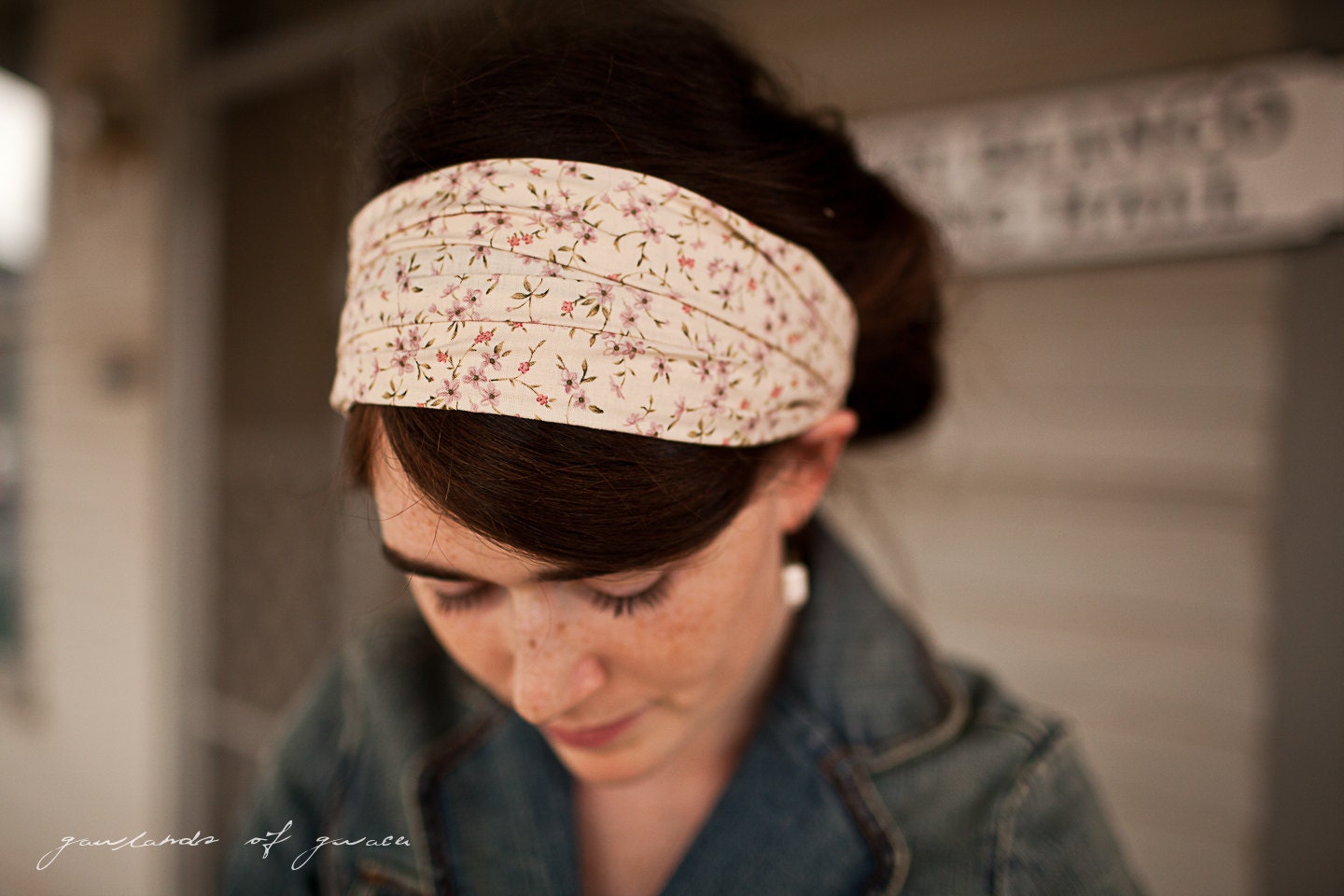 Fall Tour in Lavender and Cream - Garlands of Grace Something special headband 2012