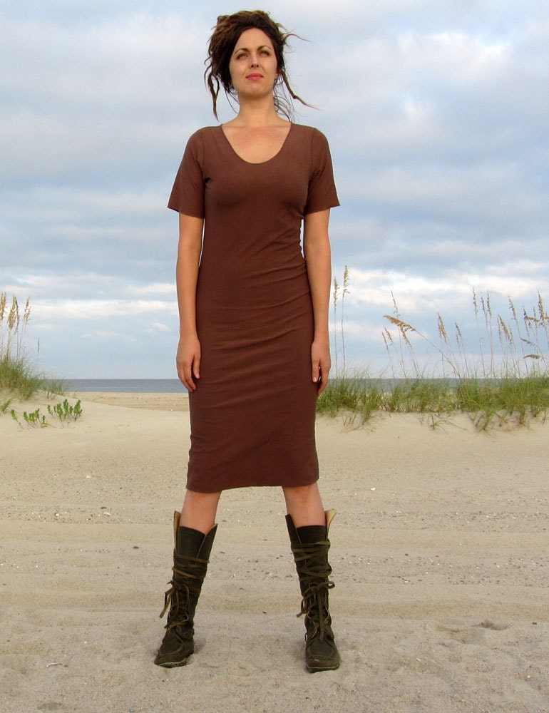 The Below Knee TapRoot Dress (stretchy hemp/organic cotton)