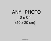 Any Signed Fine Art Photography Print 8x8 inches (20x20 cm)