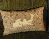 White Fawn Dream Pillow - Rose