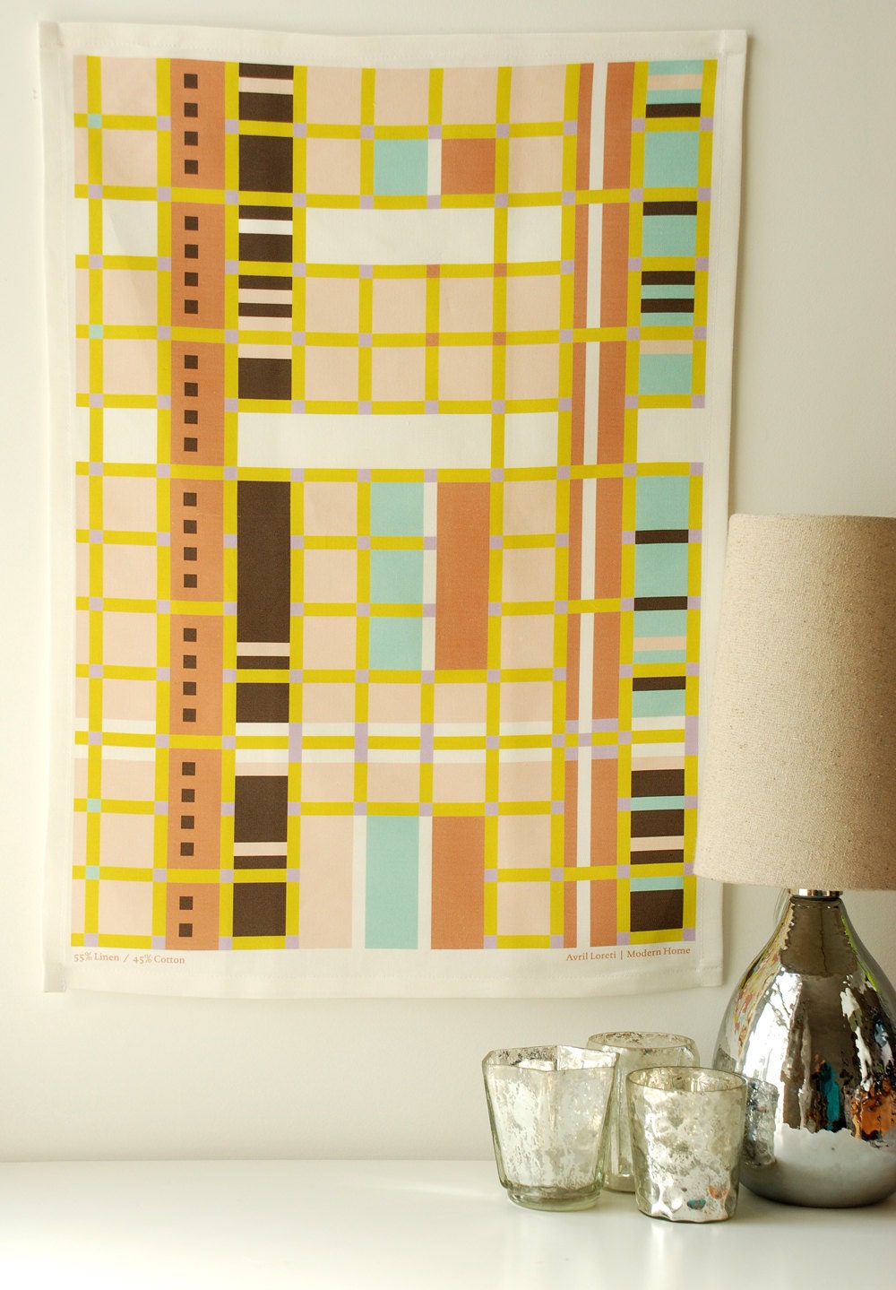 Cityblocks Tea Towel