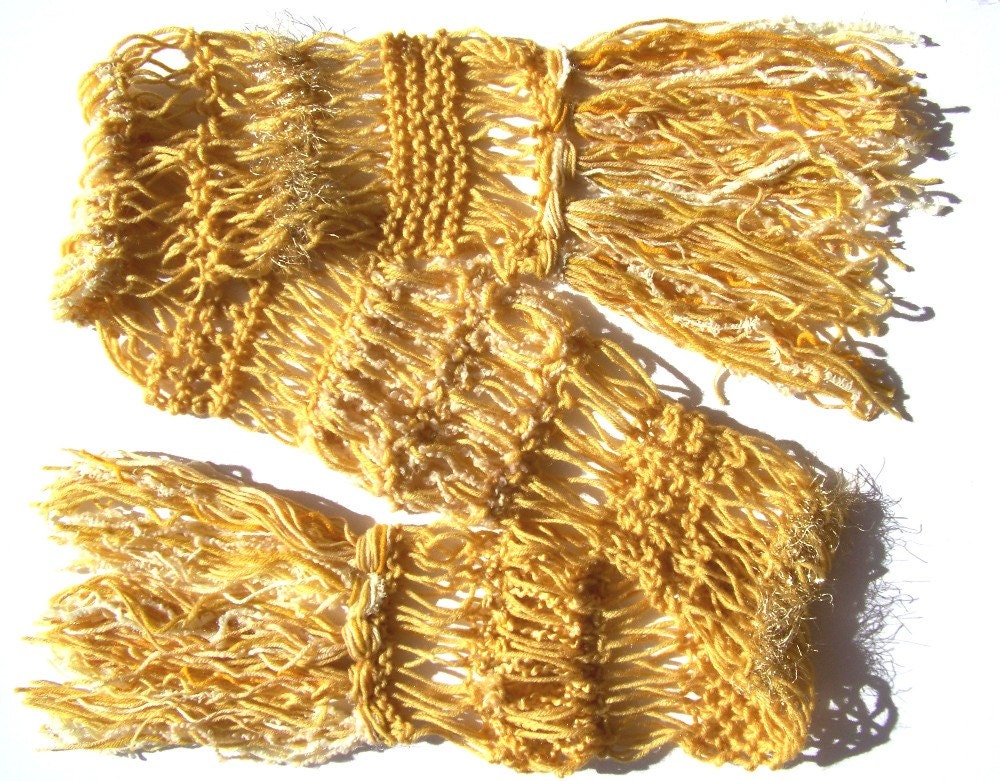 Honey Gold Scarf Yellow Fashion Accessories Yellow Accessories Long Scarf Knitting