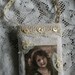 Sweet Lisbeth HANDMADE Vintage Lace Fabric Collage Pouch