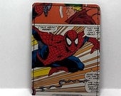 Sewn Duct Tape Comic Book Wallet - Vintage Spiderman Design 16