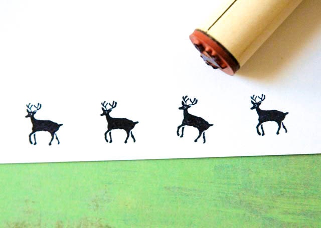 Deer Rubber Stamp