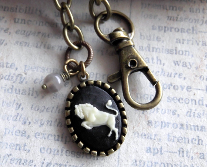 Taurus Bracelet, Zodiac Jewelry, Taurus Charm, Astrological Signs and Symbols