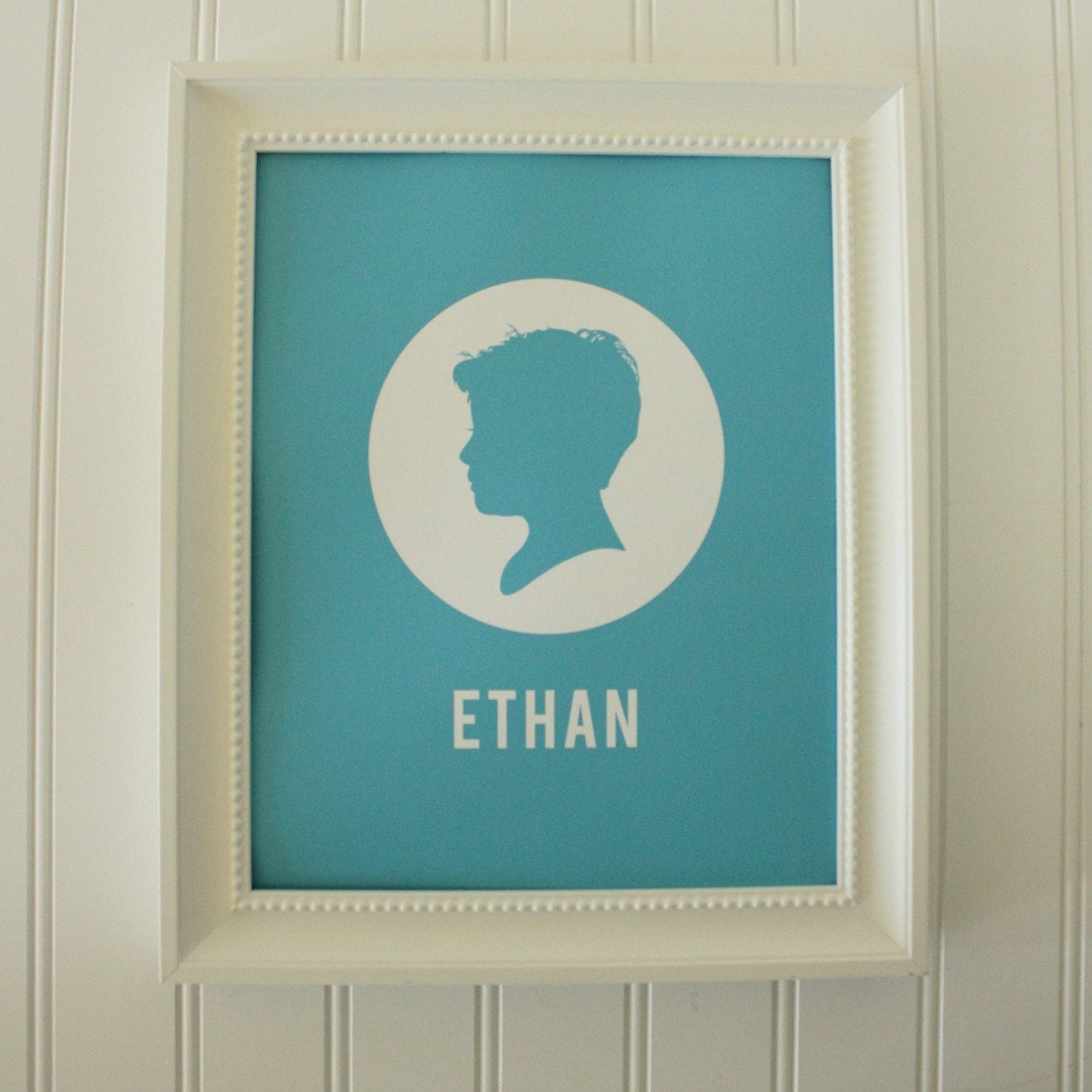 Personalized Silhouette Print - completely custom - made from your photos