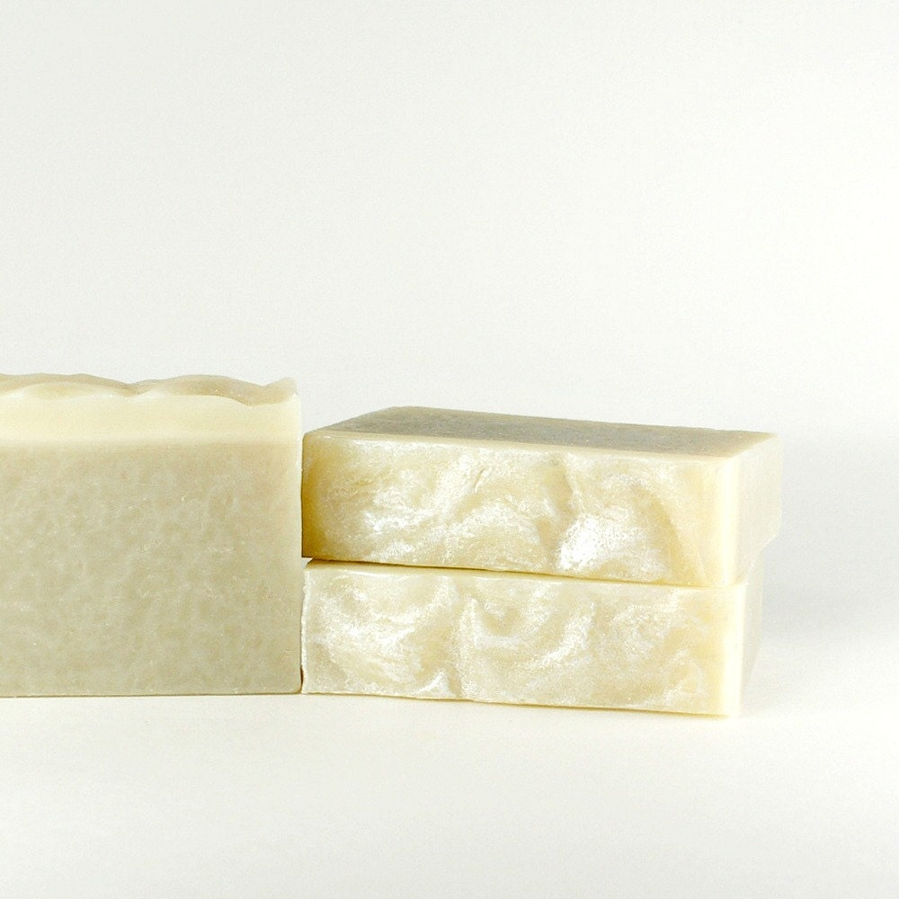 White Tea Soap Cream Beige Gray Colors With Highlights Vegan Soap Phthalate Free