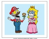 Super Mario Love Archival Print 8 x 10