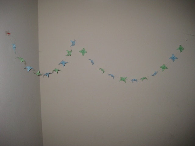 Origami Flower Garland --  GD0003
