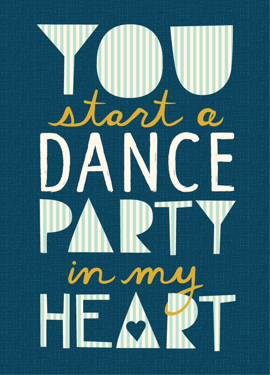 heart party card