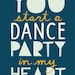 heart party card