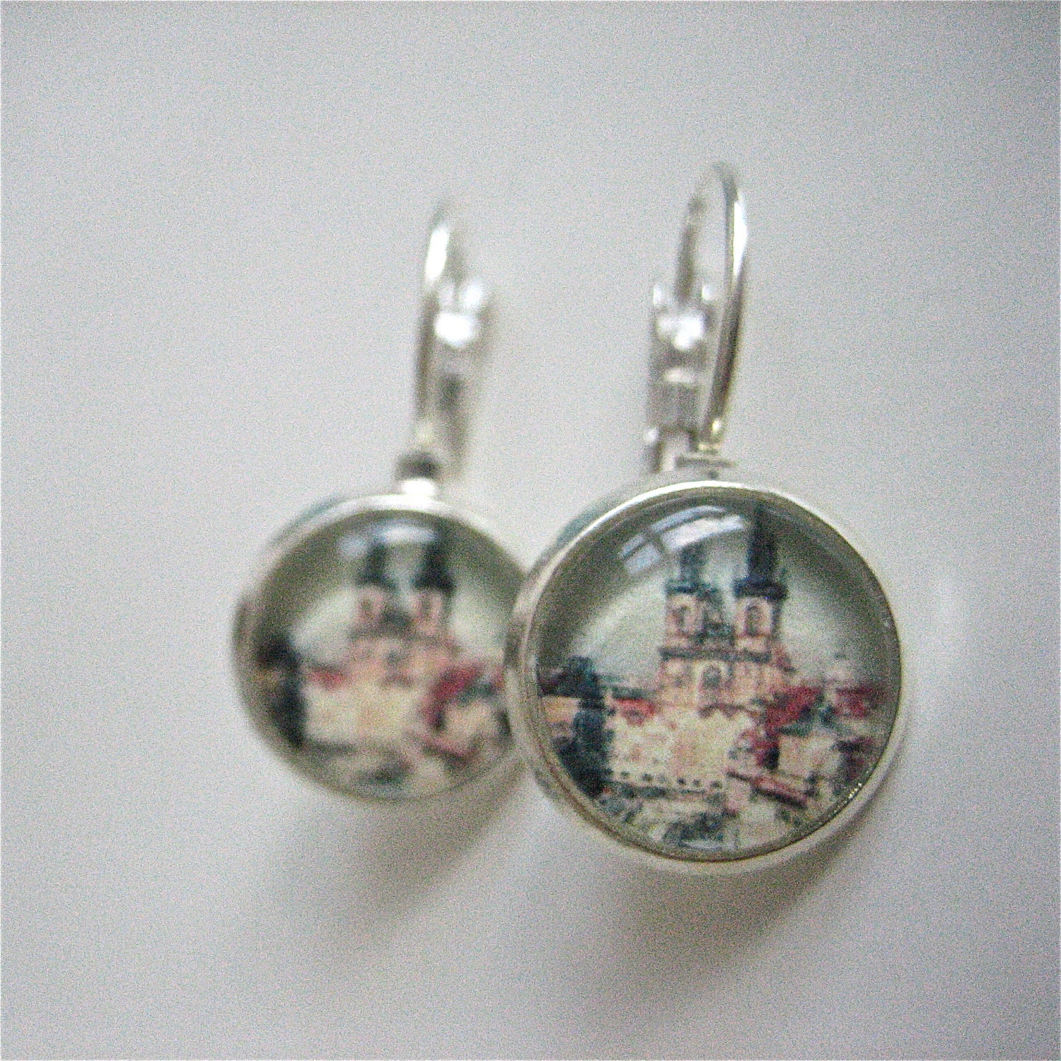 Prague Earrings - Polaroid Earrings - City Earrings