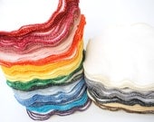 Free Offer - Natural ORGANIC Cotton/ Bamboo Facial Cloths or Baby Wipes- 8x8- Set of 8- Choose Your Color