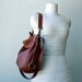 ships in two weeks customized - PETITE HOBO PACK  'three in one' - leather backpack - choose your leather