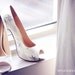 Design your own Wedding Shoes Custom as seen on Real Weddings