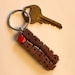Walnut Wave - Love Keychain - Wood Names - Handmade to Order