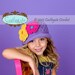 5T-Preteen Double Flower Cloche - Orchid, Bright Pink, Bright Yellow, Turquoise, Bright Orange