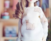 Soft Kitten Sweater for MSD Unoa MNF size