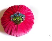 4" Large Emery Pincushion / Pin Cushion - You Design your Emery Pincushion