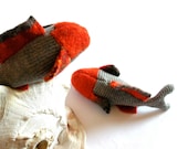 A Pair of Sweater Scrap Fish (2)
