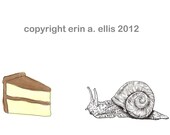 Snail 5x7 Print