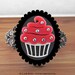 Sparkle Cupcake Bracelet - Adjustable Bracelet - Laser Cut Acrylic (C.A.B. Fayre Original Design)
