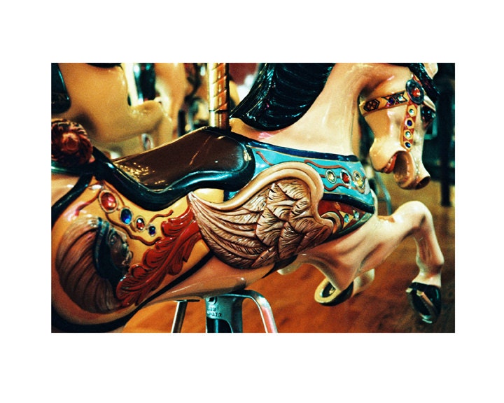 Carousel Horse . 8x10 Print