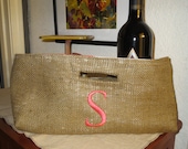 Not Your Usual Wine Bag Personalized Burlap Cherries